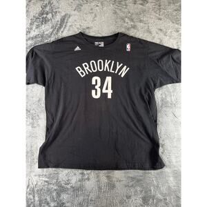 Adidas Brooklyn Nets Paul Pierce Truth 34 Jersey 2XL Black NBA Nickname Rare